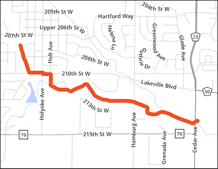 Lake Marion Greenway project map