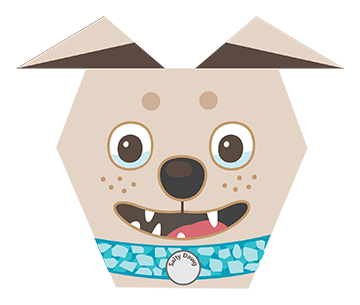 Illustration of Salty Dawg, the mascot of Winter Salt Week.
