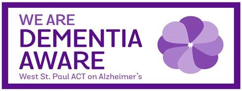 We are Dementia Aware logo.