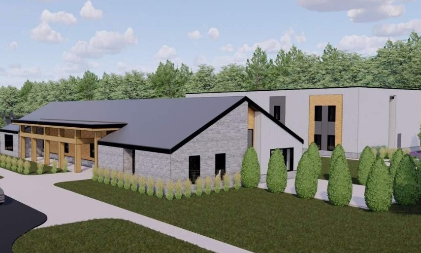 Artist rendition of Crisis and Recovery Center.
