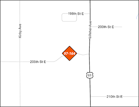 205th Street E. project map