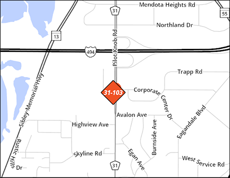 County Road 31 project map.