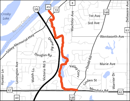 River to River GReenway project map