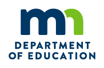 Minnesota Department of Education logo.
