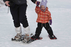 Snowshoeing