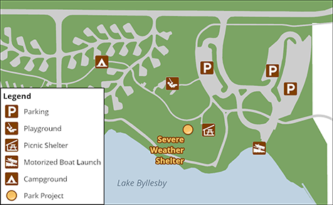 Campground Building Project Map