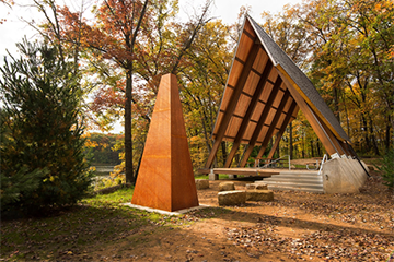 A-Frame Shelter at Lebanon Hills Regional Park