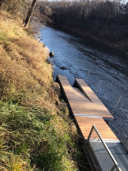 Cannon River Trailhead nonmotorized boat launch.